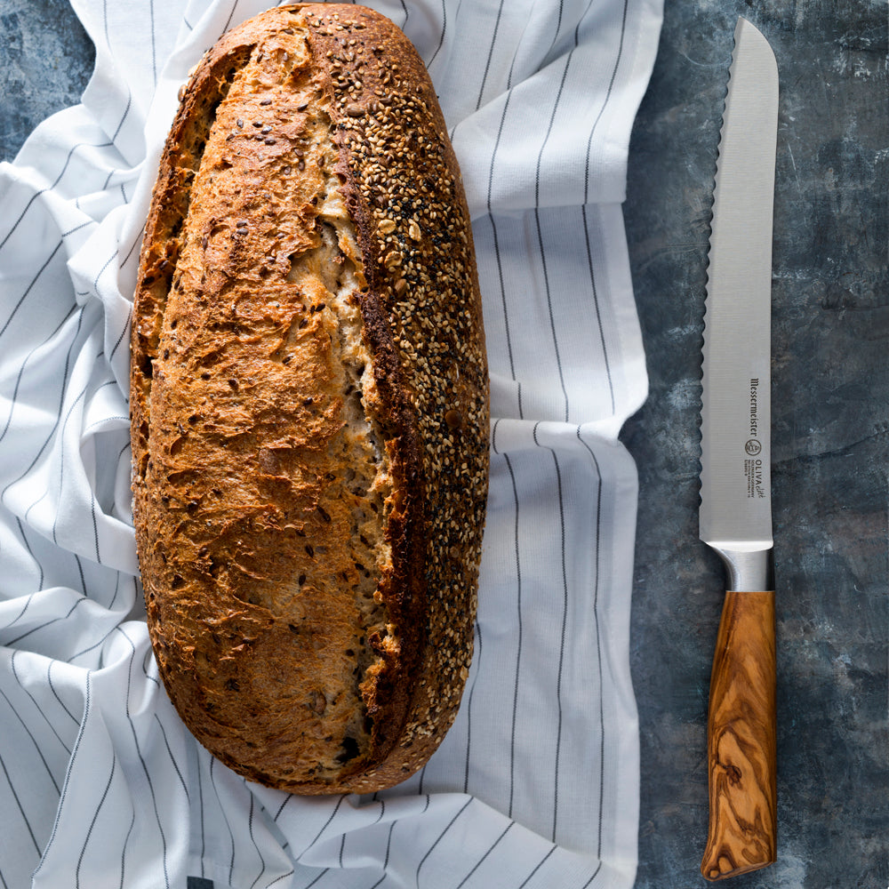 Messermeister Oliva 9" Scalloped Bread Knife