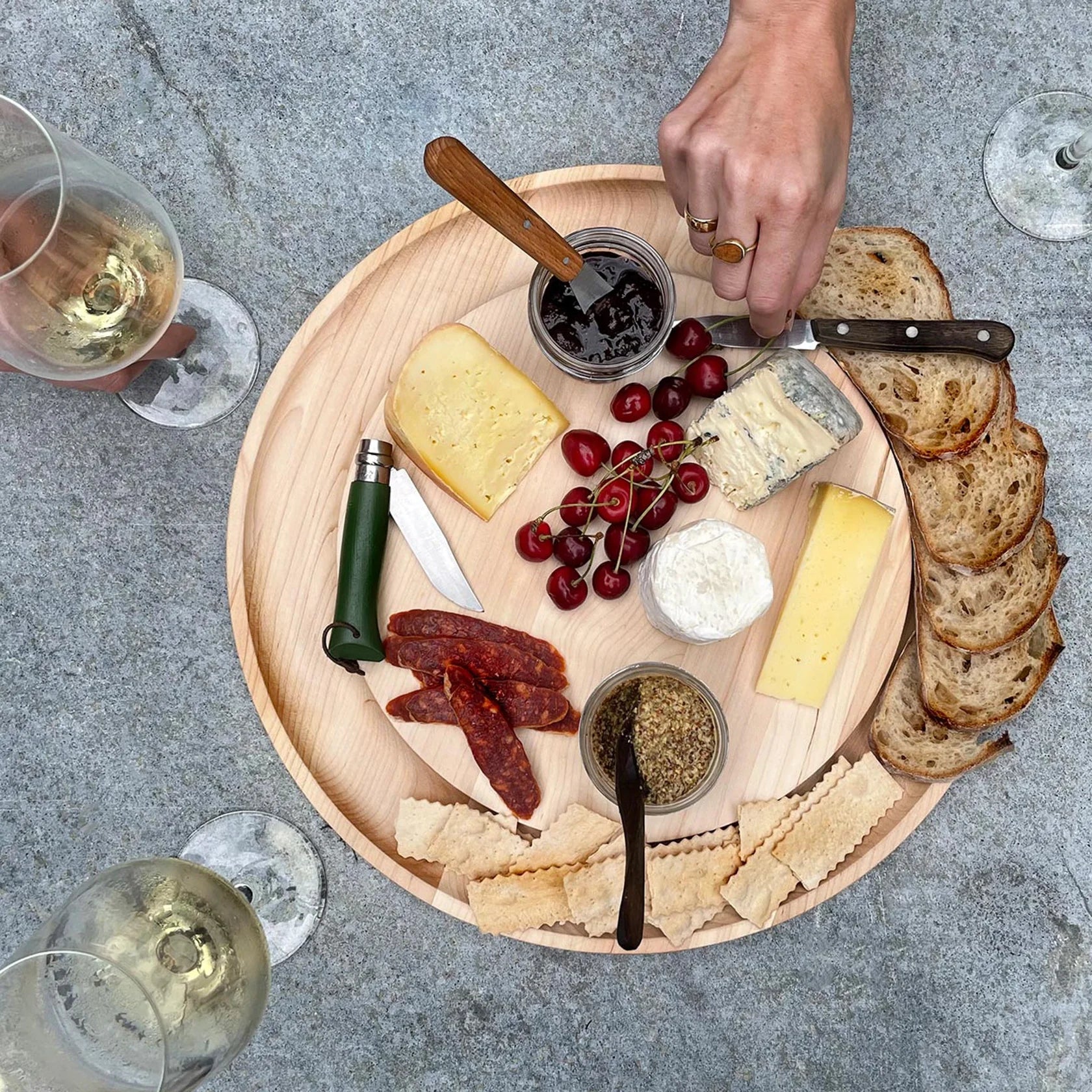 JK Adams Shelbourne Cheese Board, Maple